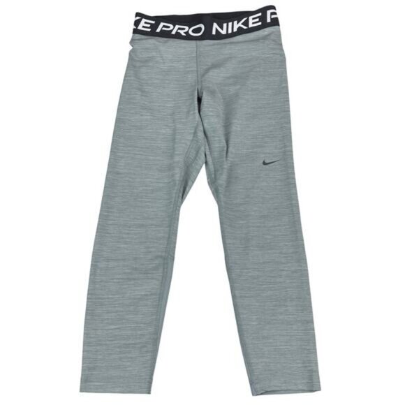 NWT NIKE Pro 365 Women's Mid-Rise Crop Leggings Size Small Smoke Grey / Heather - Picture 6 of 10
